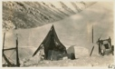 Image of MacMillan's tent after a blizzard